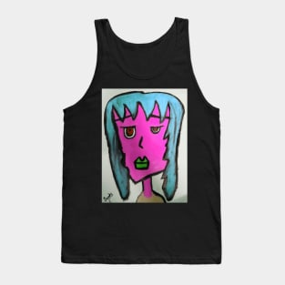 The blue hair lady Tank Top